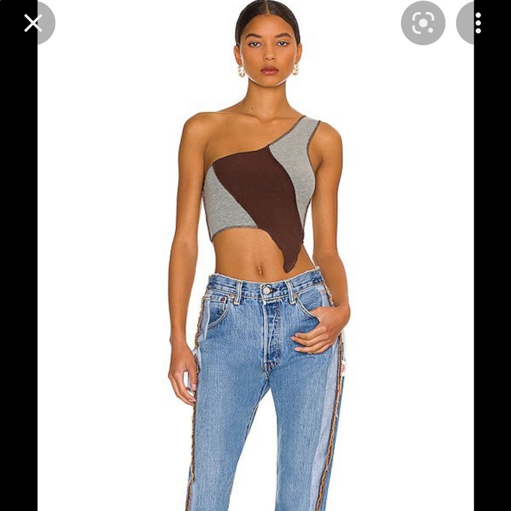 Superdown Tatum one shoulder top NWOT